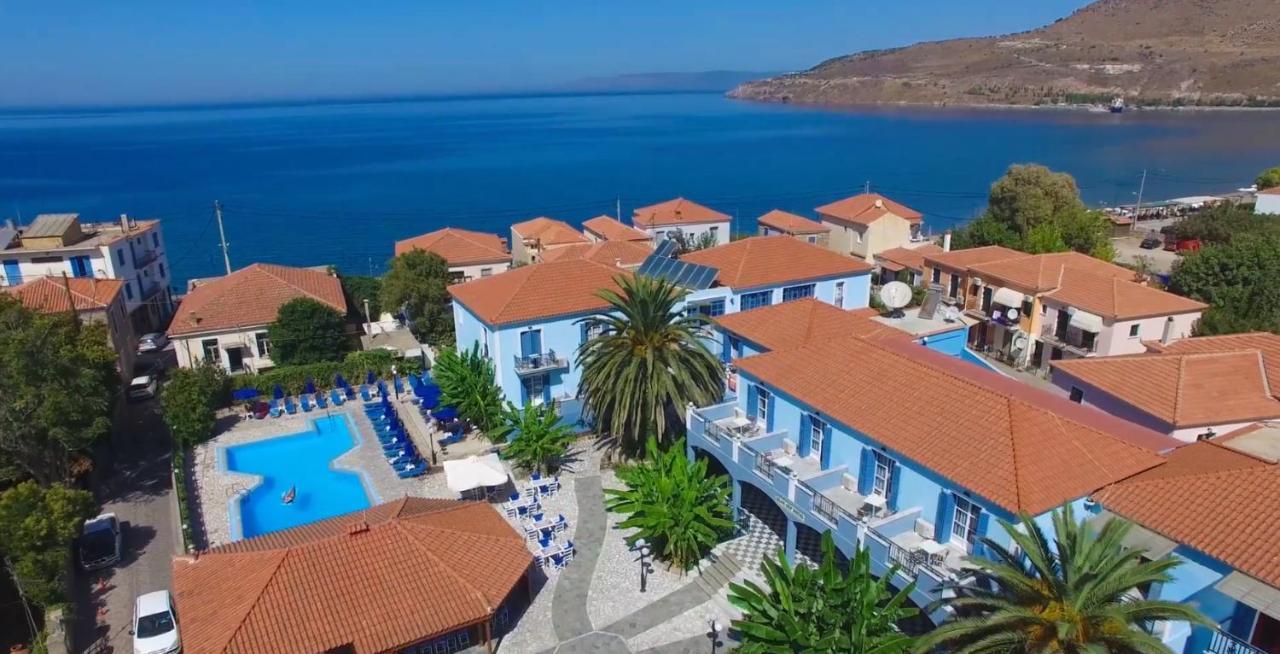 Blue Sky Hotel - Petra - Lesvos - Greece Экстерьер фото