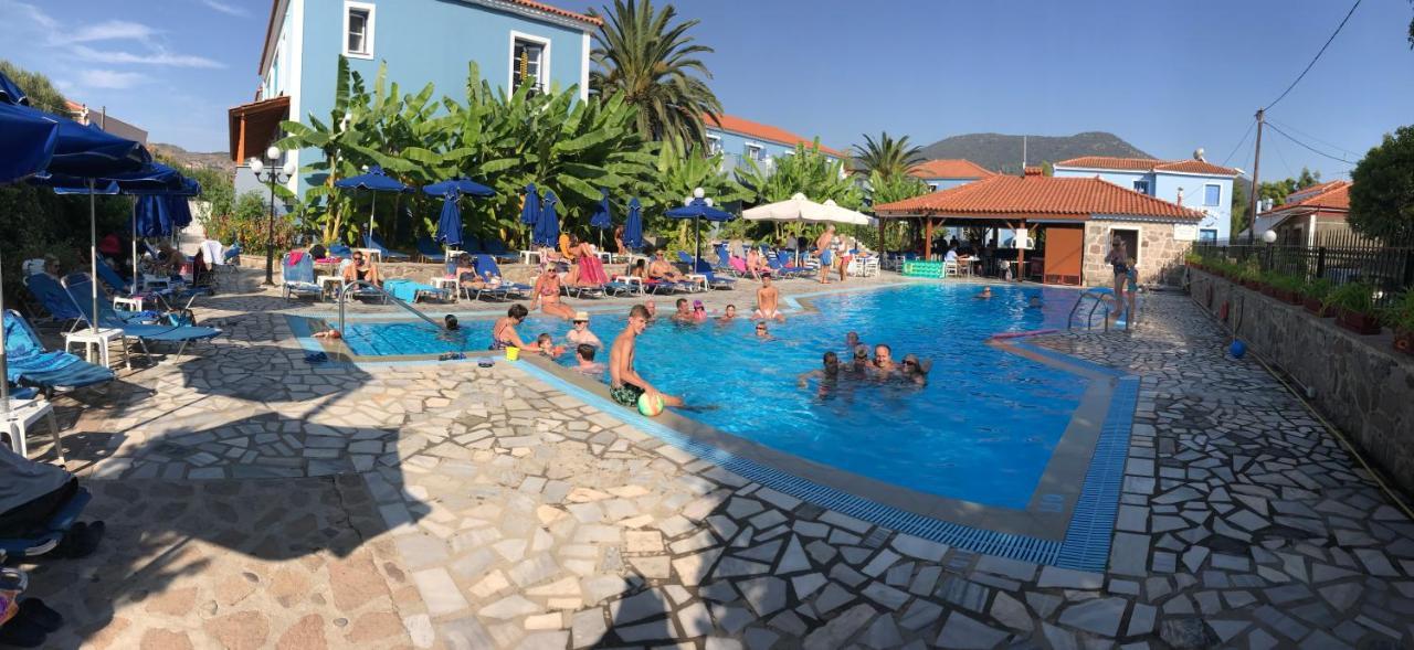 Blue Sky Hotel - Petra - Lesvos - Greece Экстерьер фото