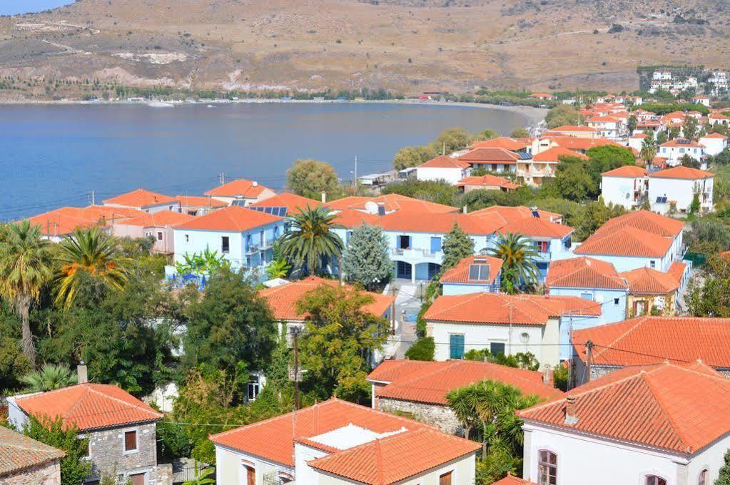 Blue Sky Hotel - Petra - Lesvos - Greece Экстерьер фото